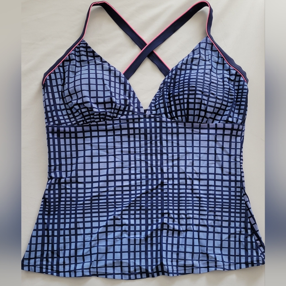 Athletech Blue Tankini Swim Top